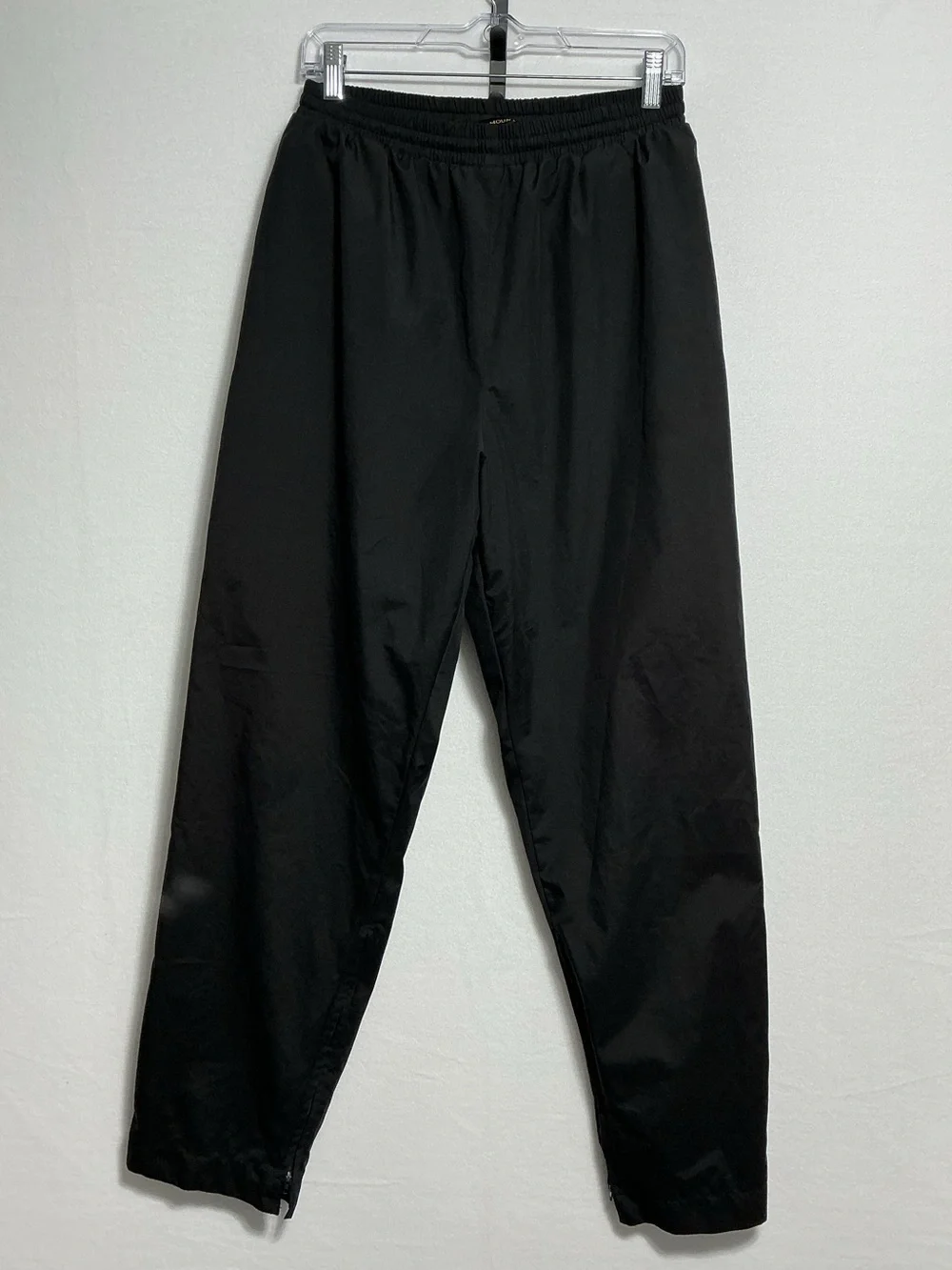 Sun Mountain Rain Pants Men’s M Black Waterproof Golf Full Zip Leg